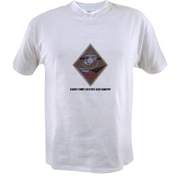 MCLBB - A01 - 04 - Marine Corps Logistics Base Barstow with Text - Value T-shirt - Click Image to Close