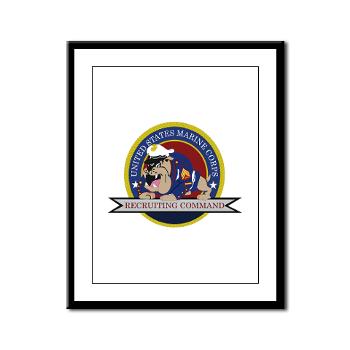 MCRC - M01 - 02 - Marine Corps Recruiting Command - Framed Panel Print