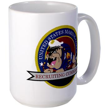 MCRC - M01 - 03 - Marine Corps Recruiting Command - Large Mug - Click Image to Close