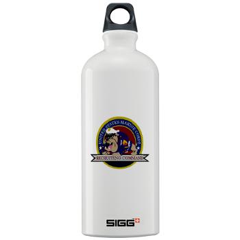 MCRC - M01 - 03 - Marine Corps Recruiting Command - Sigg Water Bottle 1.0L - Click Image to Close