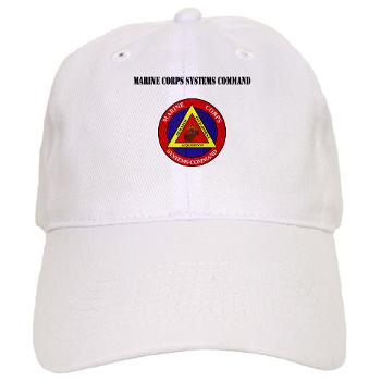 Marine Corps Systems Command With Text - Cap