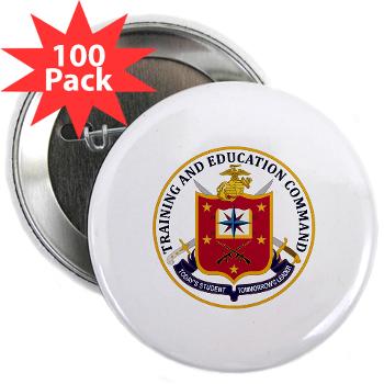 MCTEC - M01 - 01 - Marine Corps Training and Education Command - 2.25" Button (100 pack) - Click Image to Close