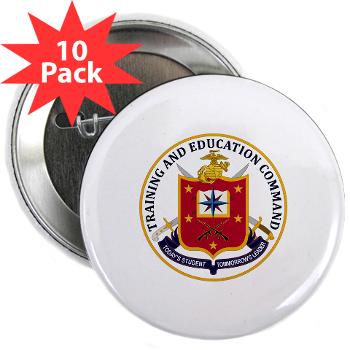 MCTEC - M01 - 01 - Marine Corps Training and Education Command - 2.25" Button (10 pack)