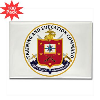 MCTEC - M01 - 01 - Marine Corps Training and Education Command - Rectangle Magnet (100 pack) - Click Image to Close