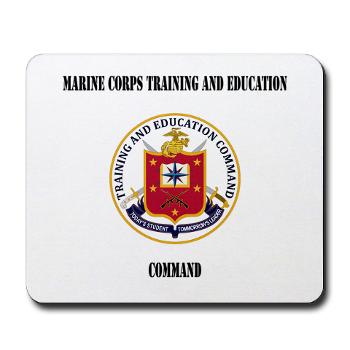 MCTEC - M01 - 03 - Marine Corps Training and Education Command with Text - Mousepad
