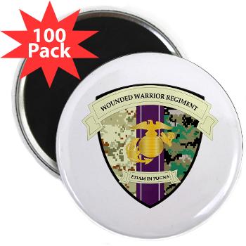MCWWR - M01 - 01 - Marine Corps Wounded Warrior Regiment - 2.25" Magnet (100 pack) - Click Image to Close