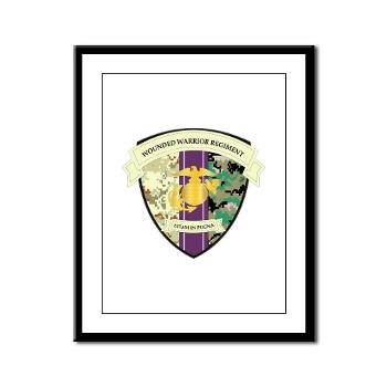 MCWWR - M01 - 02 - Marine Corps Wounded Warrior Regiment - Framed Panel Print - Click Image to Close