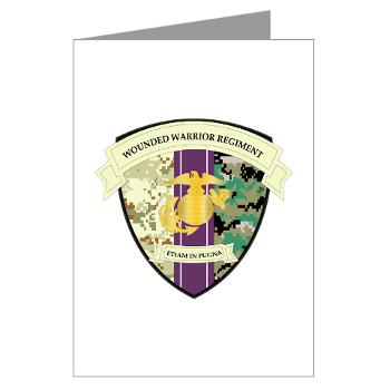 MCWWR - M01 - 02 - Marine Corps Wounded Warrior Regiment - Greeting Cards (Pk of 10) - Click Image to Close