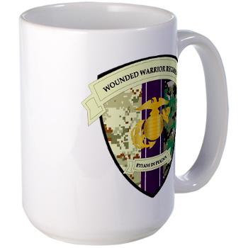 MCWWR - M01 - 03 - Marine Corps Wounded Warrior Regiment - Large Mug - Click Image to Close