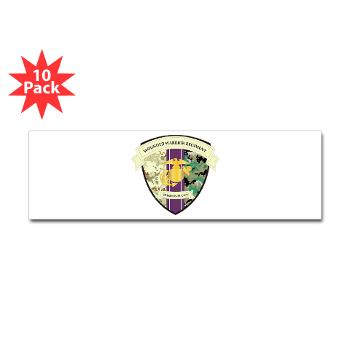 MCWWR - M01 - 01 - Marine Corps Wounded Warrior Regiment - Sticker (Bumper 10 pk) - Click Image to Close