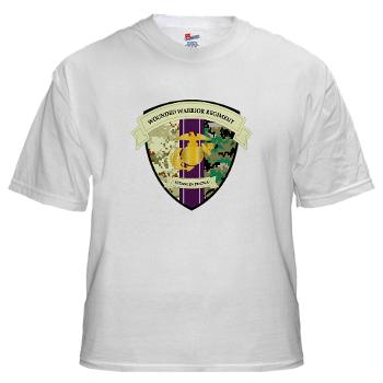 MCWWR - A01 - 04 - Marine Corps Wounded Warrior Regiment - White T-Shirt - Click Image to Close