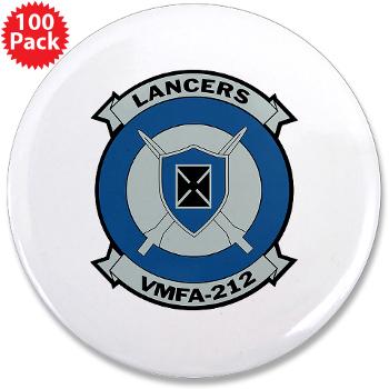 MFAS212 - A01 - 01 - Marine Fighter Attack Squadron 212 - 3.5" Button (100 pack) - Click Image to Close