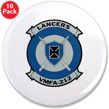 MFAS212 - A01 - 01 - Marine Fighter Attack Squadron 212 - 3.5" Button (10 pack) - Click Image to Close