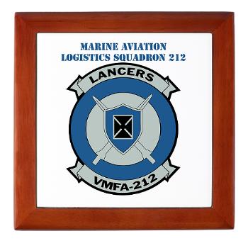 MFAS212 - A01 - 01 - Marine Fighter Attack Squadron 212 with Text - Keepsake Box - Click Image to Close