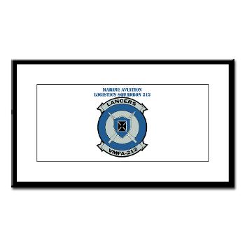 MFAS212 - A01 - 01 - Marine Fighter Attack Squadron 212 with Text - Small Framed Print