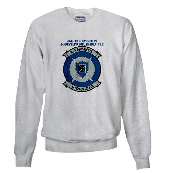 MFAS212 - A01 - 01 - Marine Fighter Attack Squadron 212 with Text - Sweatshirt - Click Image to Close