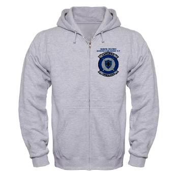 MFAS212 - A01 - 01 - Marine Fighter Attack Squadron 212 with Text - Zip Hoodie - Click Image to Close
