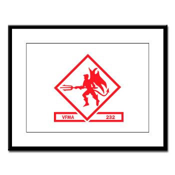 MFAS232 - M01 - 02 - Marine F/A Squadron 232(F/A-18C) Large Framed Print - Click Image to Close