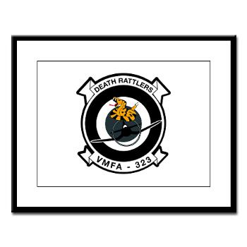 MFAS323 - M01 - 02 - Marine F/A Squadron 323(F/A-18C) - Large Framed Print - Click Image to Close