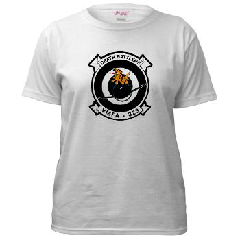 MFAS323 - A01 - 04 - Marine F/A Squadron 323(F/A-18C) - Women's T-Shirt - Click Image to Close