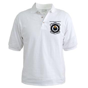 MFAS323 - A01 - 04 - Marine F/A Squadron 323(F/A-18C) with Text - Golf Shirt - Click Image to Close