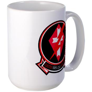 MFAS251 - M01 - 03 - Marine Fighter Attack Squadron 251 (VMFA-251) with Text - Large Mug