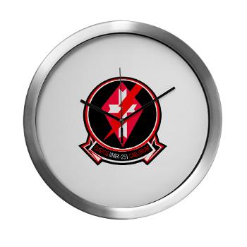 MFAS251 - M01 - 03 - Marine Fighter Attack Squadron 251 (VMFA-251) with Text - Modern Wall Clock