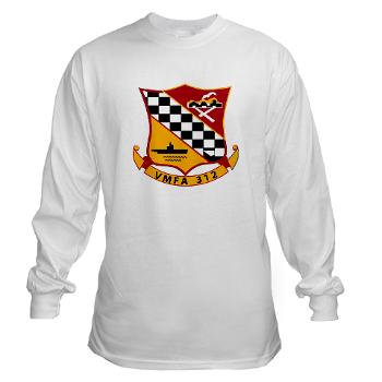 MFAS312 - A01 - 01 - USMC - Marine Fighter Attack Squadron 312 (VMFA-312) - Long Sleeve T-Shirt - Click Image to Close