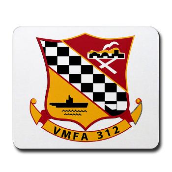 MFAS312 - A01 - 01 - USMC - Marine Fighter Attack Squadron 312 (VMFA-312) - Mousepad