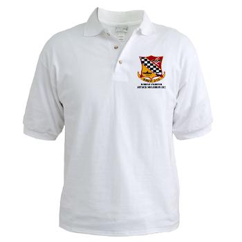 MFAS312 - A01 - 01 - USMC - Marine Fighter Attack Squadron 312 (VMFA-312) with Text - Golf Shirt - Click Image to Close