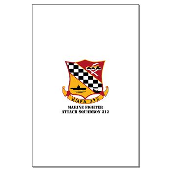 MFAS312 - A01 - 01 - USMC - Marine Fighter Attack Squadron 312 (VMFA-312) with Text - Large Poster