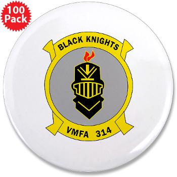 MFAS314 - M01 - 01 - Marine F/A Squadron 314(F/A-18C) 3.5" Button (100 pack) - Click Image to Close