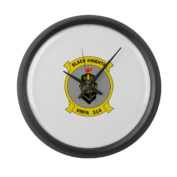 MFAS314 - M01 - 03 - Marine F/A Squadron 314(F/A-18C) Large Wall Clock - Click Image to Close