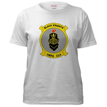 MFAS314 - A01 - 04 - Marine F/A Squadron 314(F/A-18C) Women's T-Shirt - Click Image to Close