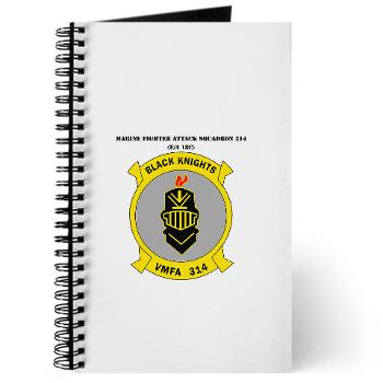 MFAS314 - M01 - 02 - Marine F/A Squadron 314(F/A-18C) with Text Journal - Click Image to Close