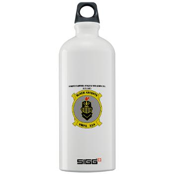 MFAS314 - M01 - 03 - Marine F/A Squadron 314(F/A-18C) with Text Sigg Water Bottle 1.0L