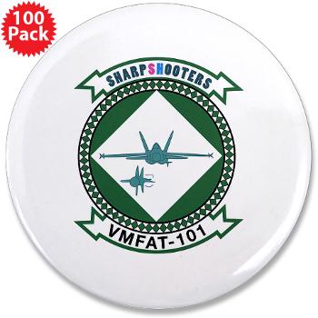 MFATS101 - M01 - 01 - Marine F/A Training Squadron 101 - 3.5" Button (100 pack) - Click Image to Close