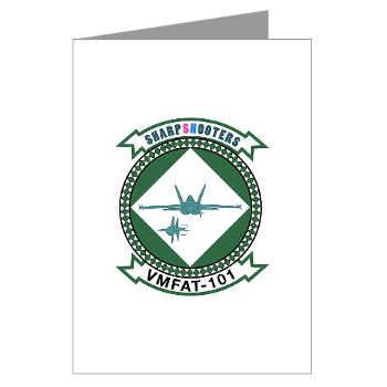 MFATS101 - M01 - 02 - Marine F/A Training Squadron 101 - Greeting Cards (Pk of 10) - Click Image to Close