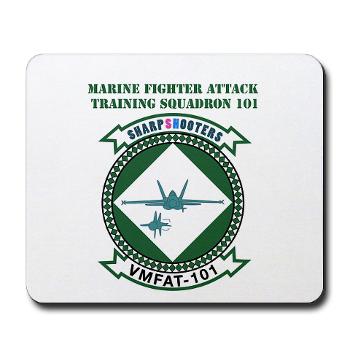 MFATS101 - M01 - 03 - Marine F/A Training Squadron 101 with Text - Mousepad - Click Image to Close