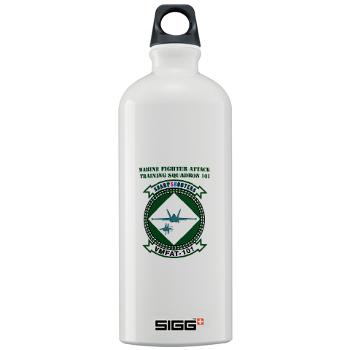 MFATS101 - M01 - 03 - Marine F/A Training Squadron 101 with Text - Sigg Water Bottle 1.0L - Click Image to Close