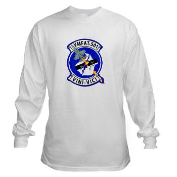 MFATS501 - A01 - 01 - USMC - Marine Fighter Attack Training Squadron 501 (VMFAT-501) - Long Sleeve T-Shirt - Click Image to Close