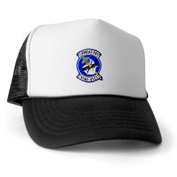 MFATS501 - A01 - 01 - USMC - Marine Fighter Attack Training Squadron 501 (VMFAT-501) - Trucker Hat - Click Image to Close
