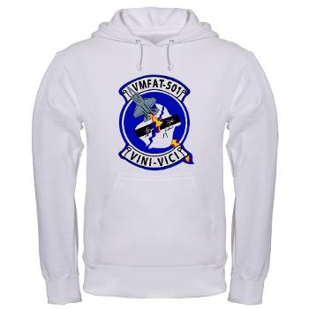 MFATS501 - A01 - 01 - USMC - Marine Fighter Attack Training Squadron 501 (VMFAT-501) with Text - Hooded Sweatshirt