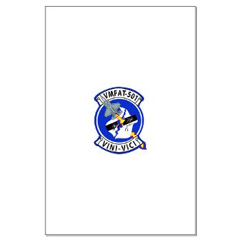 MFATS501 - A01 - 01 - USMC - Marine Fighter Attack Training Squadron 501 (VMFAT-501) with Text - Large Poster - Click Image to Close