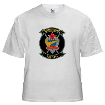 MFTS401 - A01 - 04 - Marine Fighter Training Squadron - 401 - White t-Shirt