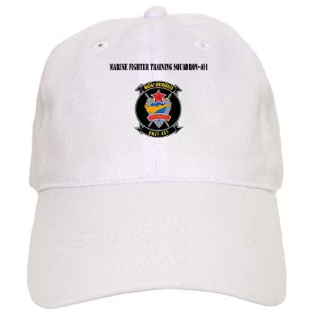 MFTS401 - A01 - 01 - Marine Fighter Training Squadron - 401 with Text - Cap