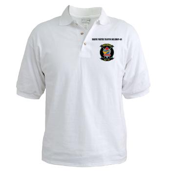 MFTS401 - A01 - 04 - Marine Fighter Training Squadron - 401 with Text - Golf Shirt
