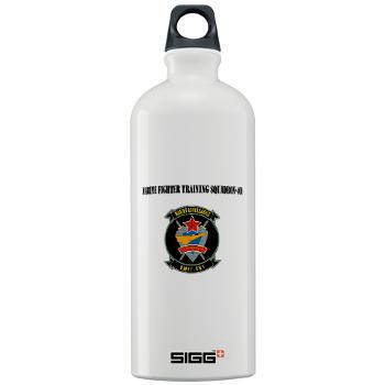 MFTS401 - M01 - 03 - Marine Fighter Training Squadron - 401 with Text - Sigg Water Bottle 1.0L