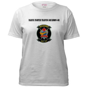 MFTS401 - A01 - 04 - Marine Fighter Training Squadron - 401 with Text - Women's T-Shirt