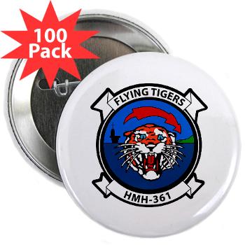 MHHS361 - M01 - 01 - Marine Heavy Helicopter Squadron 361 2.25" Button (100 pack) - Click Image to Close